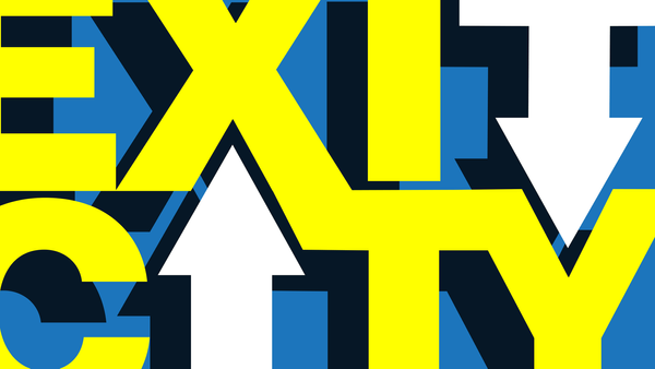 EXIT CITY logo detail